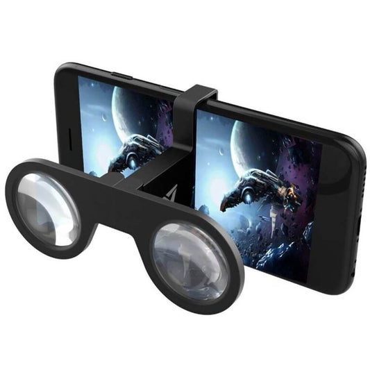 Portable VR Glasses for Smartphone Foldable Mini Virtual Reality Headset Compatible with iPhone and Android - Teddith - US