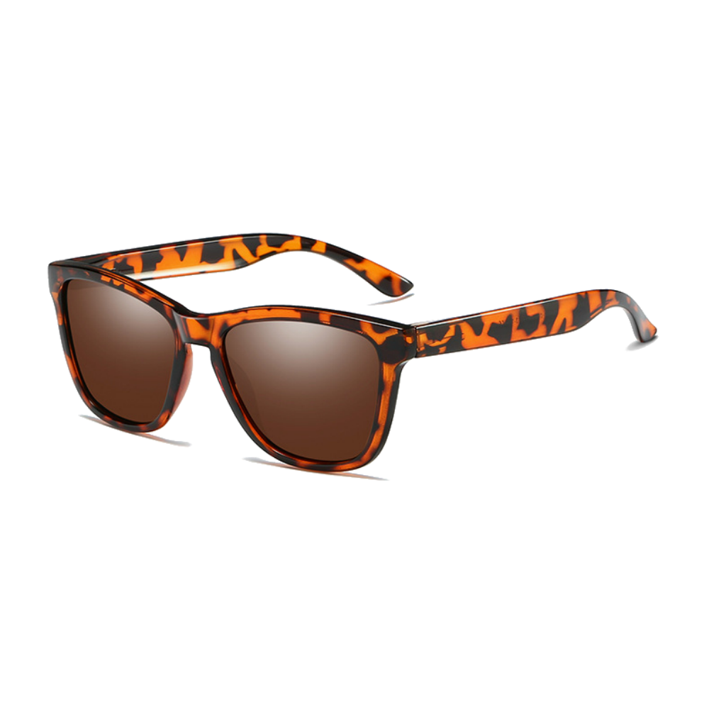 Polarized Sunglasses for Men/Women Gradient Wayfarer Frame - Leopard - Teddith - US