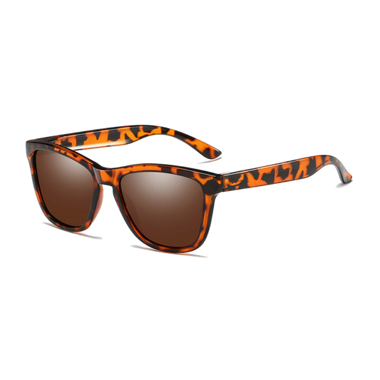 Polarized Sunglasses for Men/Women Gradient Wayfarer Frame - Leopard - Teddith - US