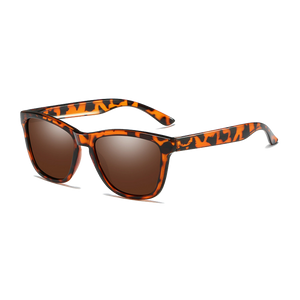 Polarized Sunglasses for Men/Women Gradient Wayfarer Frame - Leopard - Teddith - US