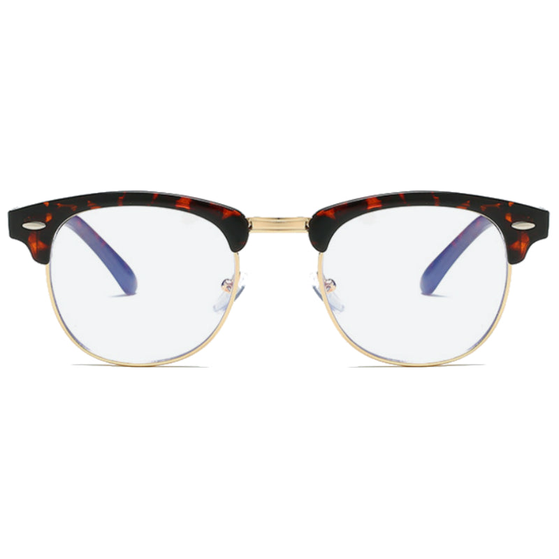 Blue Light Blocking Glasses for Computer Clubmaster Frame - Tiger - Teddith - US