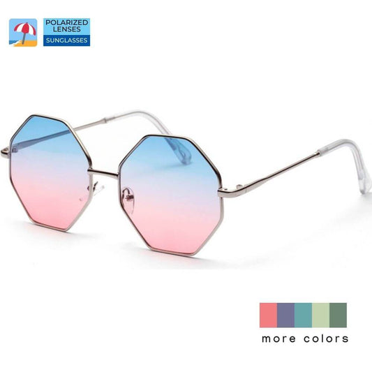 Sunglasses for Women Polygon UV400 Lenses Shades - Teddith - US