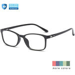 Blue Light Blocking Glasses for Computer Gaming Square Frame - Bock - Teddith - US