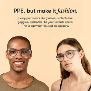 Stylish Safety Goggles Anti-Fog Blue Light Blocking Anti-Dust UV Protection Glasses - Teddith - US