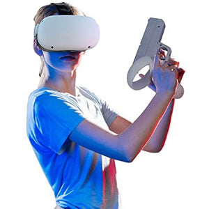 VR Game Gun for Oculus Quest 2 Enhanced Gaming Experience Controllers Pistol Case Compatible with Pistol Whip VR Games - Teddith - US