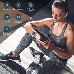 Bluetooth Headphones Earbuds with Charging Case - Teddith - US