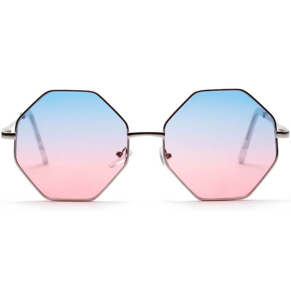Sunglasses for Women Polygon UV400 Lenses Shades - Teddith - US