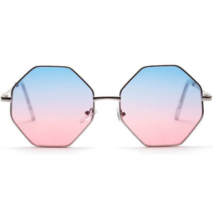 Sunglasses for Women Polygon UV400 Lenses Shades - Teddith - US