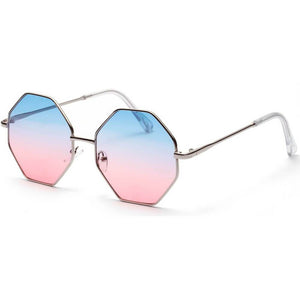Sunglasses for Women Polygon UV400 Lenses Shades - Teddith - US
