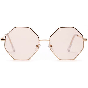 Sunglasses for Women Polygon UV400 Lenses Shades - Teddith - US