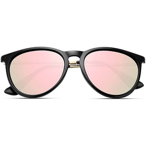Polarized Sunglasses for Women Vintage Retro Round Frame - Maggie - Teddith - US