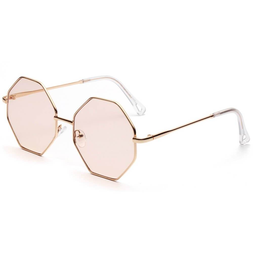 Sunglasses for Women Polygon UV400 Lenses Shades - Teddith - US