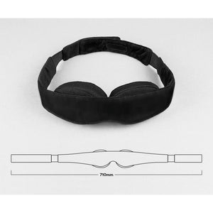 Padded Sleeping Eye Mask Adjustable Strap Modular Design 100% Blackout Light - Teddith - US
