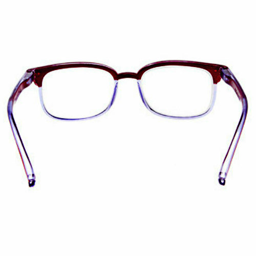 Blue Light Blocking Progressive Multifocal Reading Glasses - R/Clear - Teddith - US