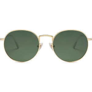 Small Round Polarized Sunglasses Classic Vintage Retro Shades for Women Men - Teddith - US