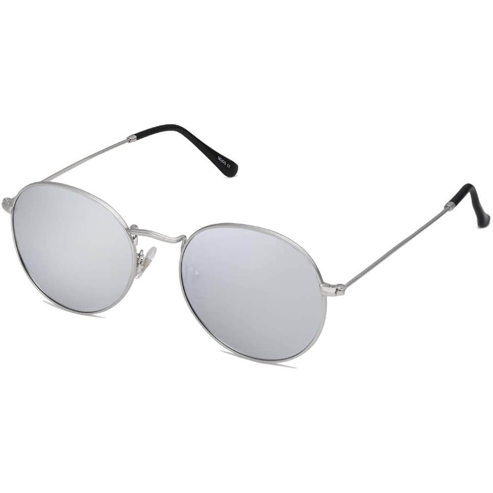 Small Round Polarized Sunglasses Classic Vintage Retro Shades for Women Men - Teddith - US