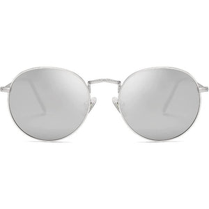 Small Round Polarized Sunglasses Classic Vintage Retro Shades for Women Men - Teddith - US
