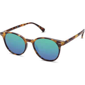 Small Round Classic Polarized Sunglasses Vintage Style UV400 Lens for Women Men - Hazel - Teddith - US