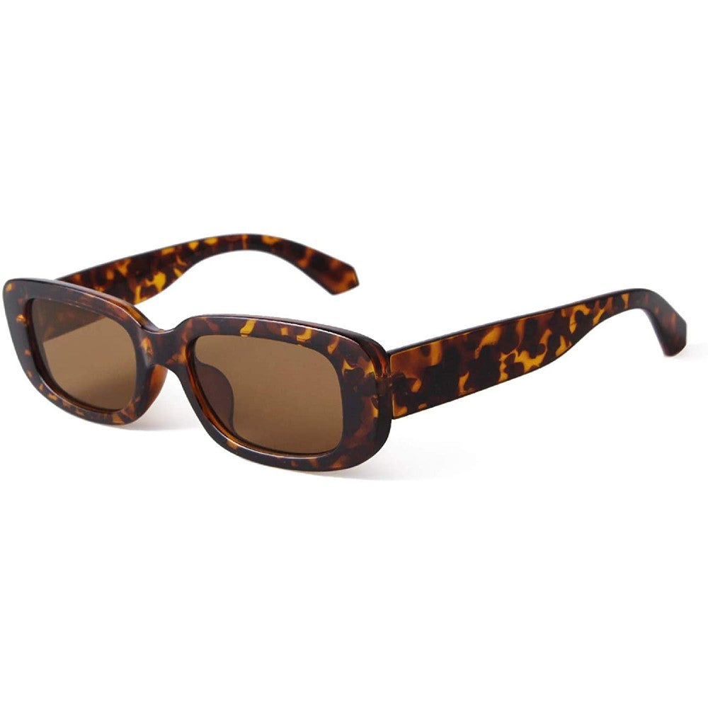 Rectangle Sunglasses Retro Driving Glasses 90s Vintage Fashion Narrow Square Frame - Jessie - Teddith - US