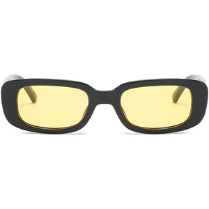 Rectangle Sunglasses Retro Driving Glasses 90s Vintage Fashion Narrow Square Frame - Jessie - Teddith - US