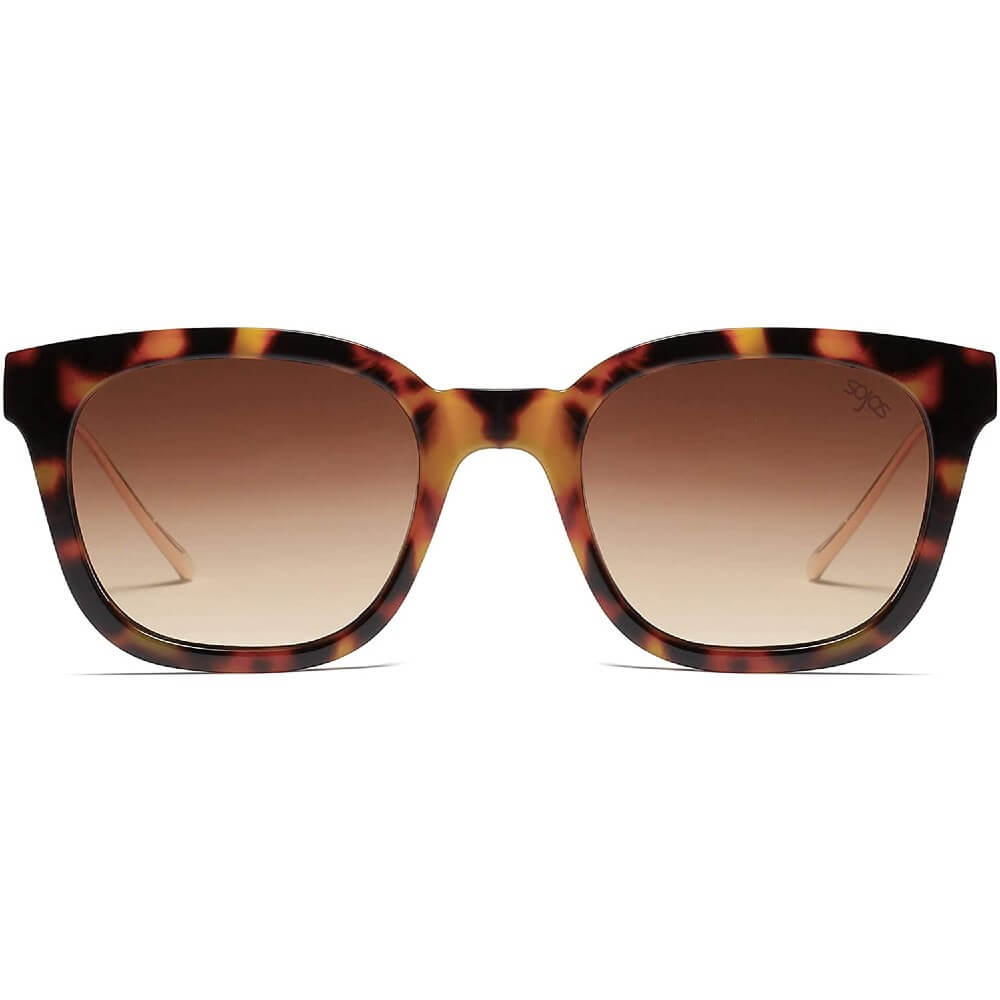 Classic Square Polarized Sunglasses Retro Trendy UV400 Sunnies for Women Men - June - Teddith - US