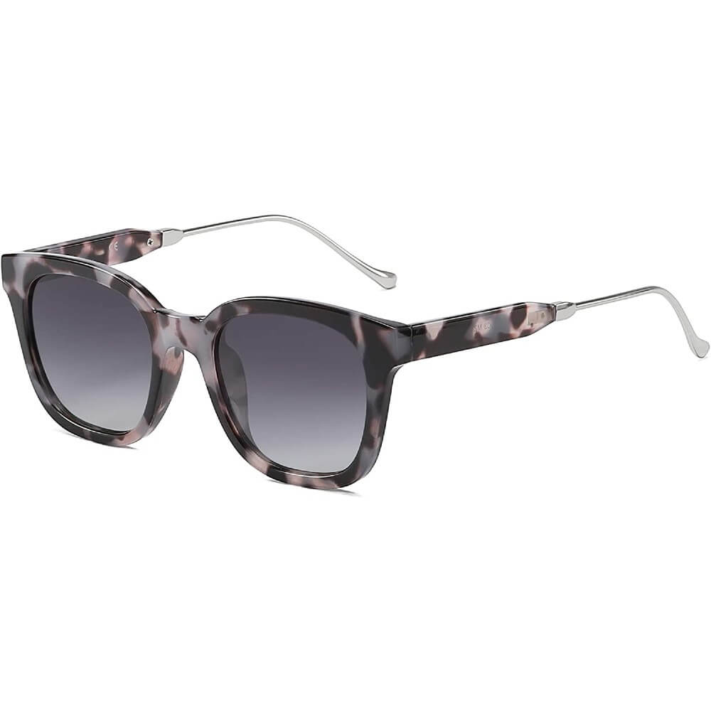 Classic Square Polarized Sunglasses Retro Trendy UV400 Sunnies for Women Men - June - Teddith - US