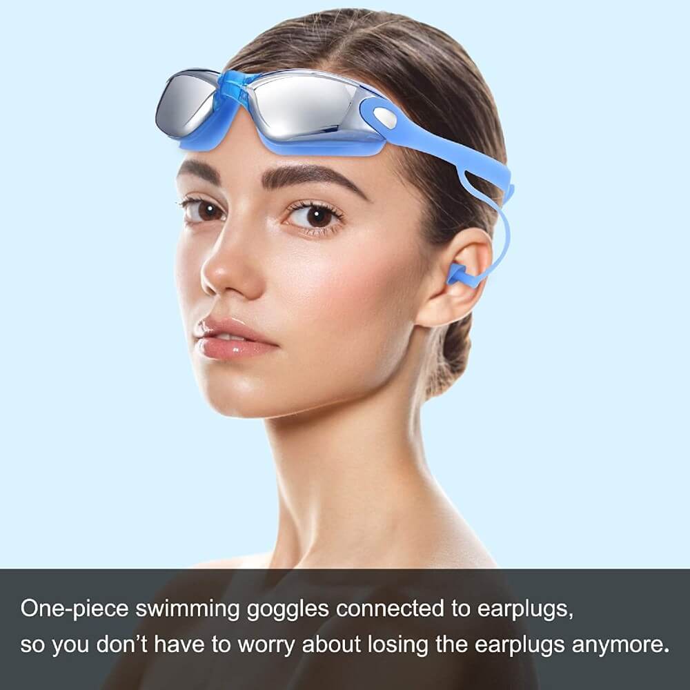 Swim Goggles No Leaking Anti Fog UV Protection Swimming Goggles for Women and Men - Teddith - US